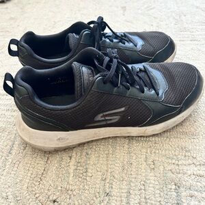 Skechers Men's Black and Gray Sneakers